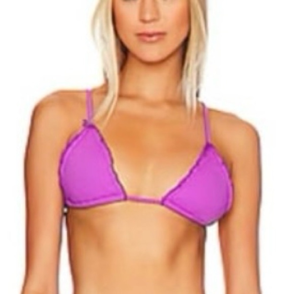 It’s Now Cool x REVOLVE The Frill Tri Eco Bikini Top Size M NWT